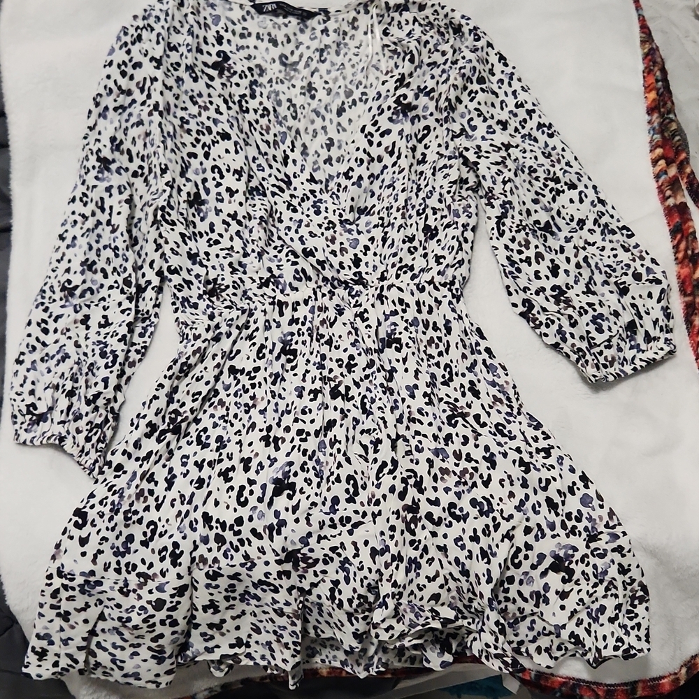 Zara Stylish Leopard Print Dress